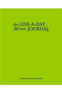 The Line-A-Day 50 Year Journal Lime