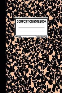 Unruled Composition Notebook