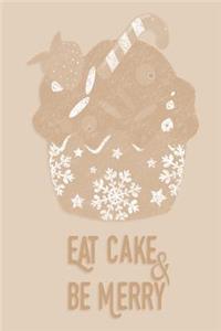 Christmas Journal - Eat Cake & Be Merry (Fawn)