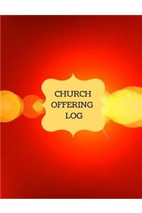 Church Offering Log