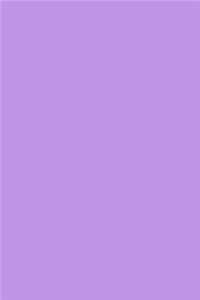 Journal Bright Lavender Color Simple Plain Lavender