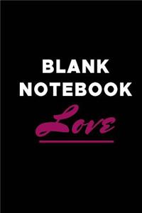 Blank Notebook Love