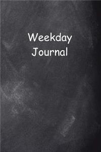 Weekday Journal Chalkboard Design