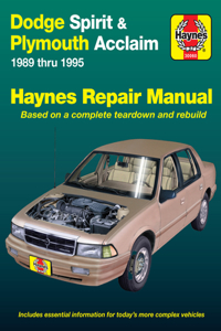 Dodge Spirit & Plymouth Acclaim (1989-1995) Haynes Repair Manual (USA)