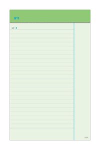 Knock Knock Lined Pad-Small: WTF