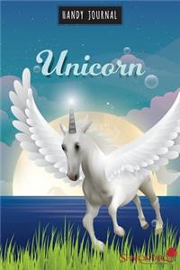 Unicorn Handy Journal: A Lined Personal Journal