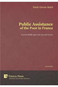 Public Assistance of the Poor in France