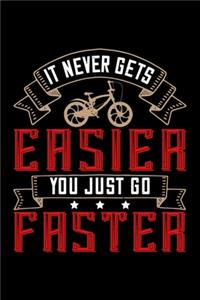 It Never Gets Easier You Just Go Faster