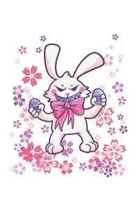 Funny Easter Bunny Notebook: Lined Paper Journal 6x9 - 120 Pages