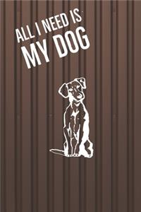 All I need is my Morning coffee and my Dog