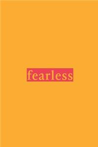 Fearless journal
