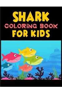 Shark Coloring Book For kids