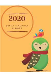 2020 Weekly & monthly planner