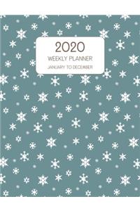 2020 Weekly Planner January to December