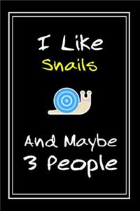 I Like Snails And Maybe 3 People