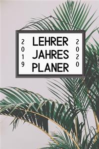 Lehrer Jahres Planer 2019 2020