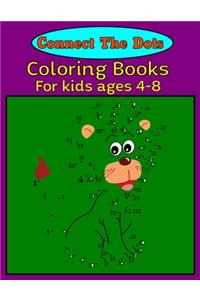 Connect the dots Coloring books for kids ages 4-8