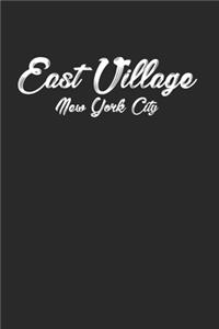 East Village NYC 120 Page Lined Journal