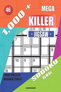 1,000 + Mega jigsaw killer sudoku 6x6