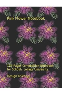 Pink Flower Notebook
