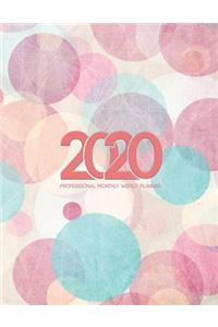 2020 Professional Monthly Weekly Planner