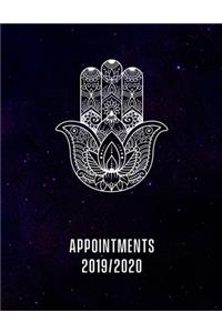 Appointment Book 2019 - 2020