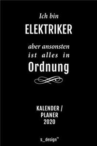 Kalender 2020 für Elektriker
