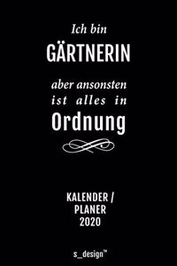 Kalender 2020 für Gärtner / Gärtnerin