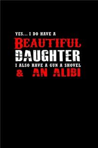 Yes, .. I do have a beautiful daughter I also have a gun, a shovel & an alibi
