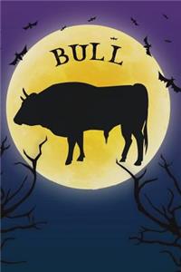 Bull Notebook Halloween Journal