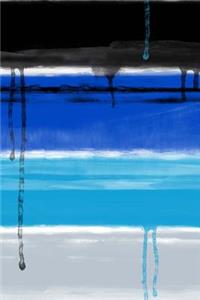 Dripping Blue Paint Journal
