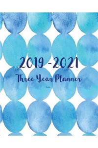 2019-2021 Three Year Planner-Circles