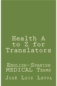 Health A to Z for Translators