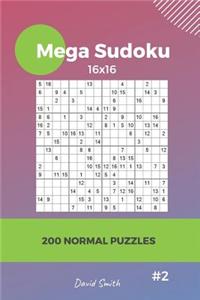 Mega Sudoku - 200 Normal Puzzles 16x16 Vol.2