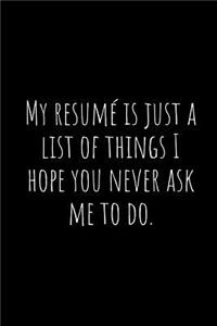 My Resum