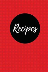 Recipes (Blank Cookbook)