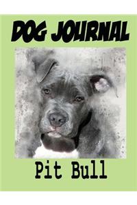 Dog Journal Pit Bull