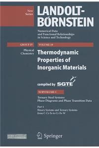 Thermodynamic Properties of Inorganic Materials: Subvolume C, Ternary Steel Systems