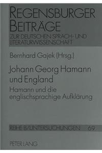 Johann Georg Hamann Und England