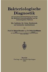 Bakteriologische Diagnostik