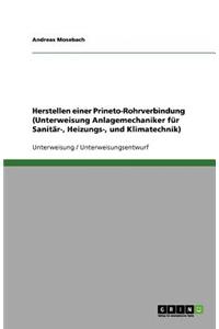 Herstellen einer Prineto-Rohrverbindung (Unterweisung Anlagemechaniker für Sanitär-, Heizungs-, und Klimatechnik)