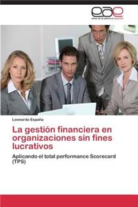 gestión financiera en organizaciones sin fines lucrativos