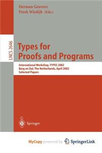 Types for Proofs and Programs
