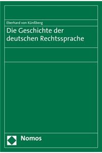 Die Entwicklung Der Deutschen Rechtssprache