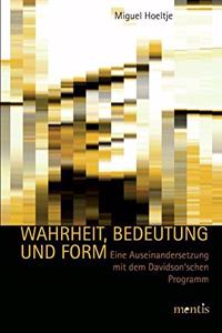 Wahrheit, Bedeutung Und Form