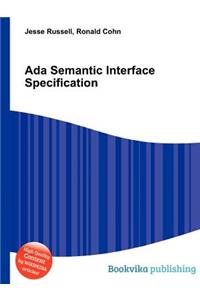 ADA Semantic Interface Specification