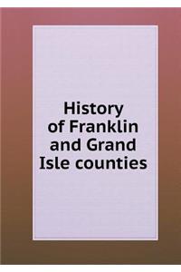History of Franklin and Grand Isle Counties