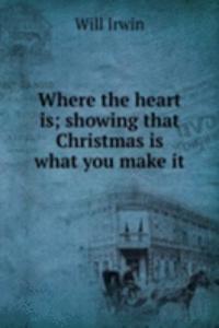 Where the heart is; showing that Christmas is what you make it