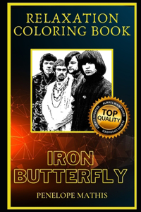 Iron Butterfly Relaxation Coloring Book