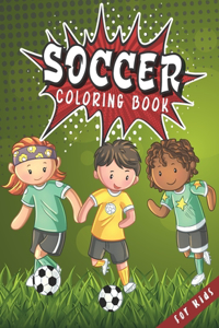 Soccer Coloring Book For Kids